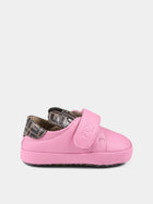 Sneakers fucsia per neonata,Fendi Kids,BUR099 AGCC F1LQR